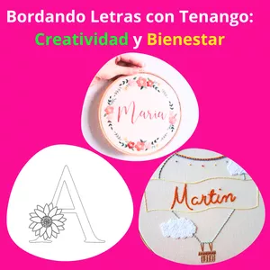Imagen de portada para Ebook Bordando Letras con Tenango: Creatividad y Bienestar
