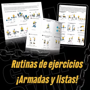 Imagen de portada para Curso online Rutinas de ejercicios armadas y listas