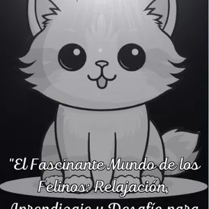 Imagen de portada para Ebook "El Fascinante Mundo de los Felinos: Relajación, Aprendizaje y Desafío para toda la Familia".