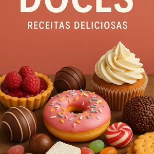 Imagem de capa para o Ebook Como fazer doces para fazer uma renda extra em casa