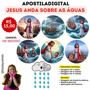 Imagem de capa para o Ebook JESUS ANDA SOBRE AS ÁGUAS