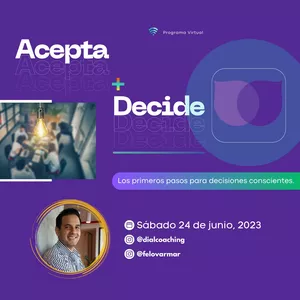 Imagen de portada para Curso online Programa: Acepta y Decide