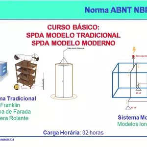 Imagem de capa para o Ebook Curso básico SPDA de NBR 5419/2015