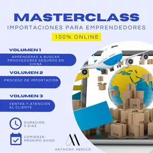 Imagen de portada para Curso online MASSTERCLASS DE IMPORTACIONES PARA EMPRENDEDORES
