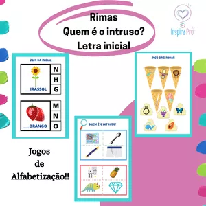 Imagem de capa para o Curso online Jogos de Alfabetização