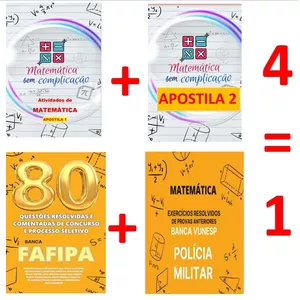 Imagem de capa para o Ebook MATERIAL DE ESTUDOS 4 em 1