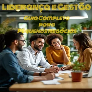 Imagem de capa para o Ebook Liderança e Gestão: Guia Completo para Pequenos Negócios