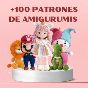 Imagen de portada para Ebook Ebook de +100 PATRONES AMIGURUMIS 