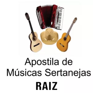 Imagem de capa para o Ebook Apostila com 258 Músicas Sertanejas Raiz, Modas de Viola e Antigas em PDF