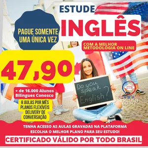 Imagem de Inglês Sem Mensalidades Its English School  criado por Faculdade de Leads na hotmart