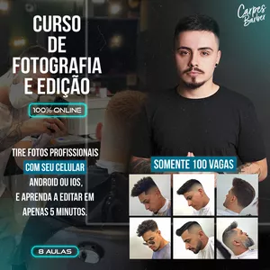 Imagem de capa para o Curso online Curso de Edição para Barbeiros 