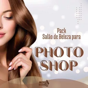 Imagem de capa para o Curso online Pack Salão de Beleza Social com Photoshop