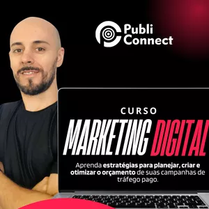 Imagem de capa para o Curso online Marketing Digital - Curso completo com práticas acadêmicas 