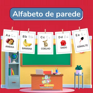 Imagem de capa para o Ebook ALFABETO DE PAREDE DECORADO