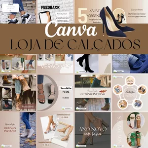 Imagem de capa para o Curso online CANVA LOJA DE CALÇADOS