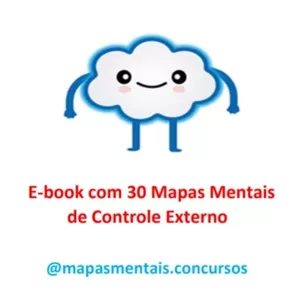 Imagem de capa para o Ebook E-book com 30 Mapas Mentais de Controle Externo