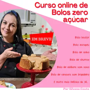 Imagem do curso Curso  Master Cake de bolos especiais zero açúcar (diet)