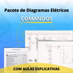 Imagem de capa para o Curso online Pacote de Diagramas Elétricos - Comandos