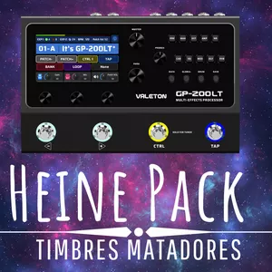 Imagem de capa para o Curso online Valeton GP200 e GP200 LT HEINE PACK HARD ROCK