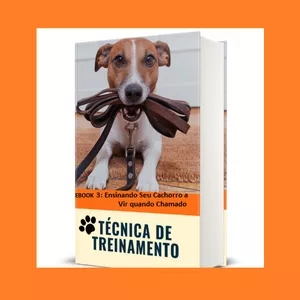 Imagem de capa para o Ebook Técnica de Treinamento Canino EBOOK 3 Ensinando Seu Cachorro a Vir quando Chamado