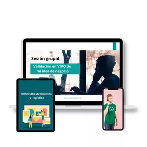 Imagen de portada para Curso online Sesión grupal de "Validación en VIVO" de tu idea de negocio.