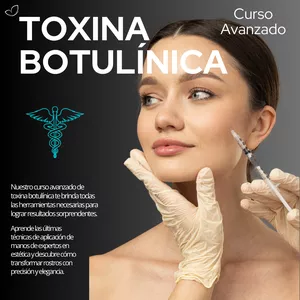 Imagen de portada para Curso online CURSO AVANZADO DE TOXINA BOTULÍNICA (BOTOX)
