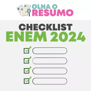 Imagem de capa para o Curso online Checklist ENEM 2024 - Olha o Resumo