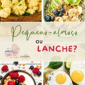 Imagem de capa para o Ebook Ebook Receitas Pequeno Almoço e Lanche