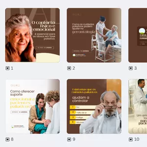 Imagem de capa para o Curso online PACK CANVA CUIDADOS PALIATIVOS GERONTOLOGIA