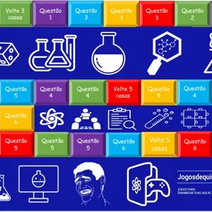 Imagem de capa para o Ebook LudoQuí: O Ludo da Tabela periódica.