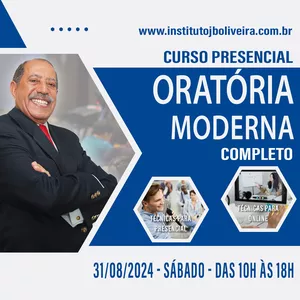 Imagem de capa para o Evento presencial Curso de Oratória Moderna