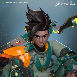 Imagen de portada para Curso online Personaje en CC4 y ZBrush para Videojuegos - Lyon