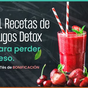 Imagen de portada para Curso online Recetas de Jugos Detox y Tés para Perder Peso.