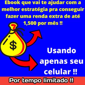 Imagem de capa para o Ebook Ganhe até 1.500 por mês apenas usando apenas seu celular 