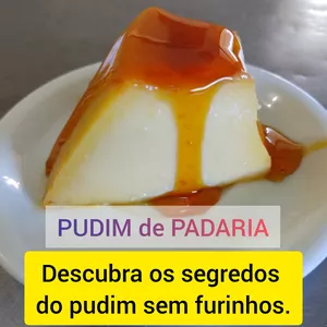 Imagem do curso PUDIM de Padaria. Descubra os segredos do pudim sem furinhos.