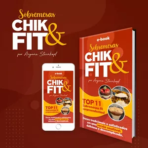 Imagem principal do produto E-book- Sobremesas Chik&Fit na taça