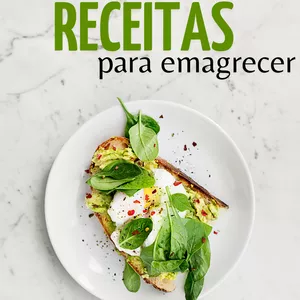 Imagem de capa para o Ebook receitas para emagrecer