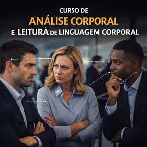 Imagem do curso CURSO DE ANÁLISE CORPORAL E LEITURA DE LINGUAGEM CORPORAL