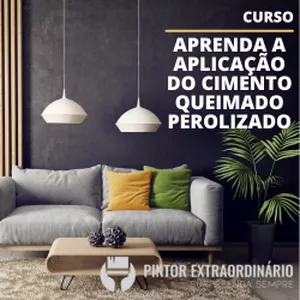 Imagem de capa para o Curso online Aprenda a Aplicar Cimento Queimado Perolizado
