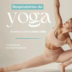 Imagem de capa para o Ebook Respiratórios do Yoga -Acesso a uma nova vida.