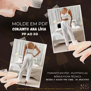 Imagem de capa para o Curso online ✨[Molde em PDF] - Conjunto Ana Lívia ID 3615944 [PP ao XG]