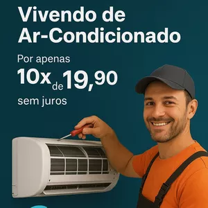 Imagem de capa para o Curso online CURSO PROFISSIONALIZANTE VIVENDO DE AR CONDICIONADO 