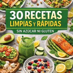 Imagen de portada para Curso online 30 Recetas Limpias y Rápidas sin Azúcar ni Gluten