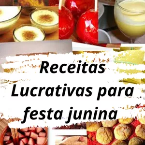 Imagem de capa para o Ebook Receitas Lucrativas para festa junina 