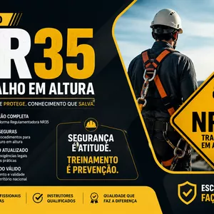 Imagem do curso ​Curso de NR 35 - Trabalho em Altura (Capacitação e Reciclagem)