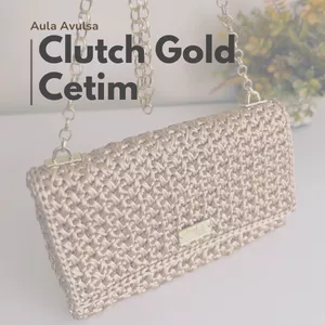Imagem de capa para o Curso online Clutch Gold Cetim (Aula Avulsa)