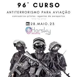 Imagem de capa para o Evento presencial Curso  Antiterrorismo para Aviação