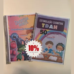 Imagem de capa para o Ebook Combo com Desconto Apostila divertidamente - Trabalhando emoções e a Apostila estimulação cognitiva TDAH