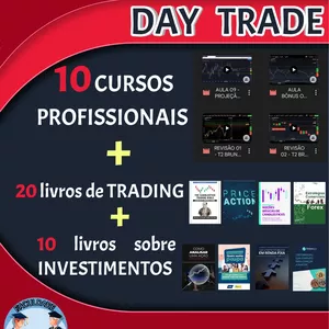 Imagem de capa para o Curso online 10 CURSOS DAY TRADE bônus de +20 ebooks de Trading e +10 ebooks de Investimentos
