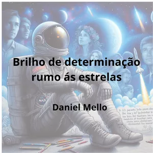 Imagem de capa para o Ebook Brilho de determinação rumo ás estrelas.